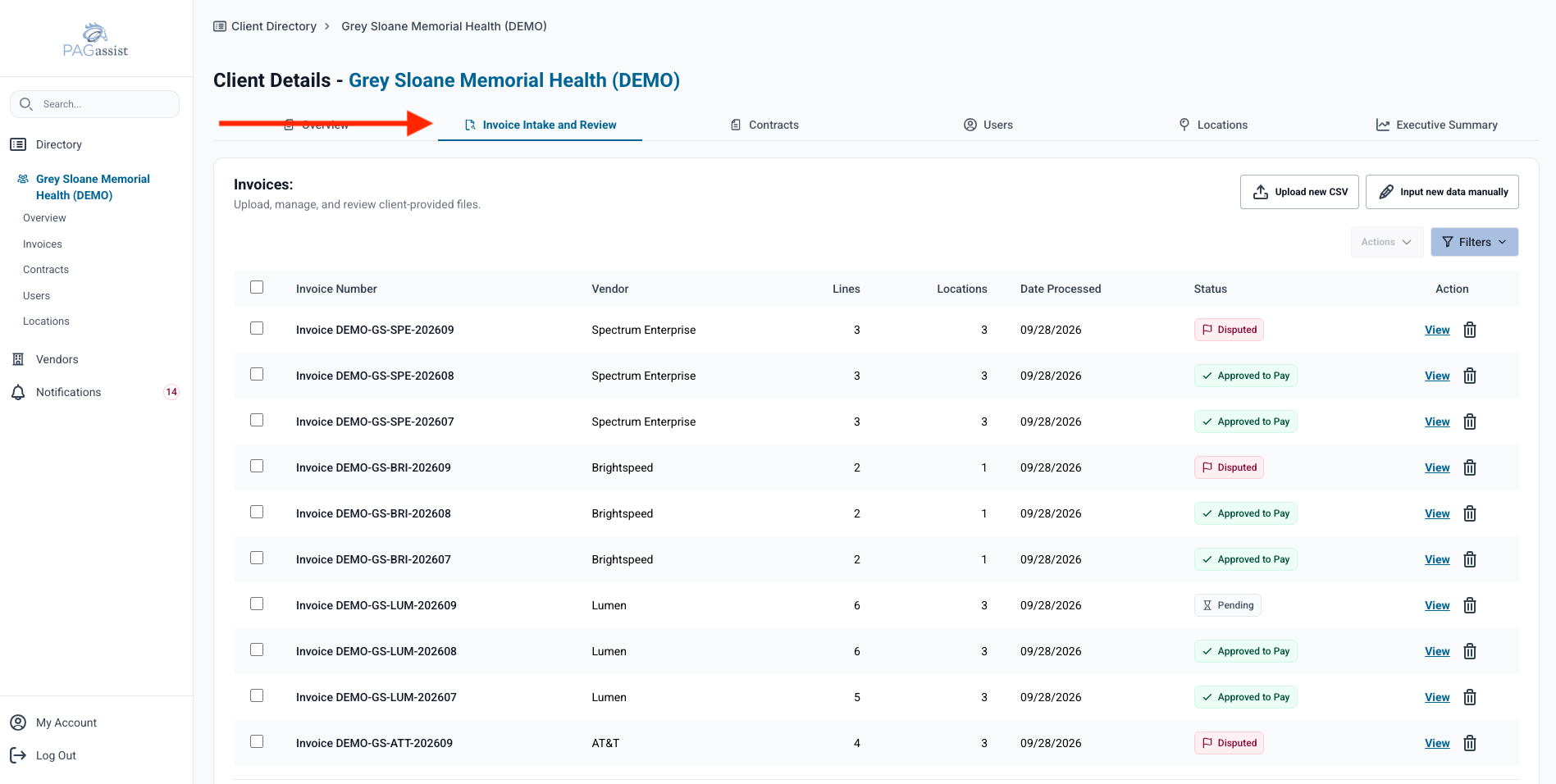New Client Setup Flow_Invoice Intake
